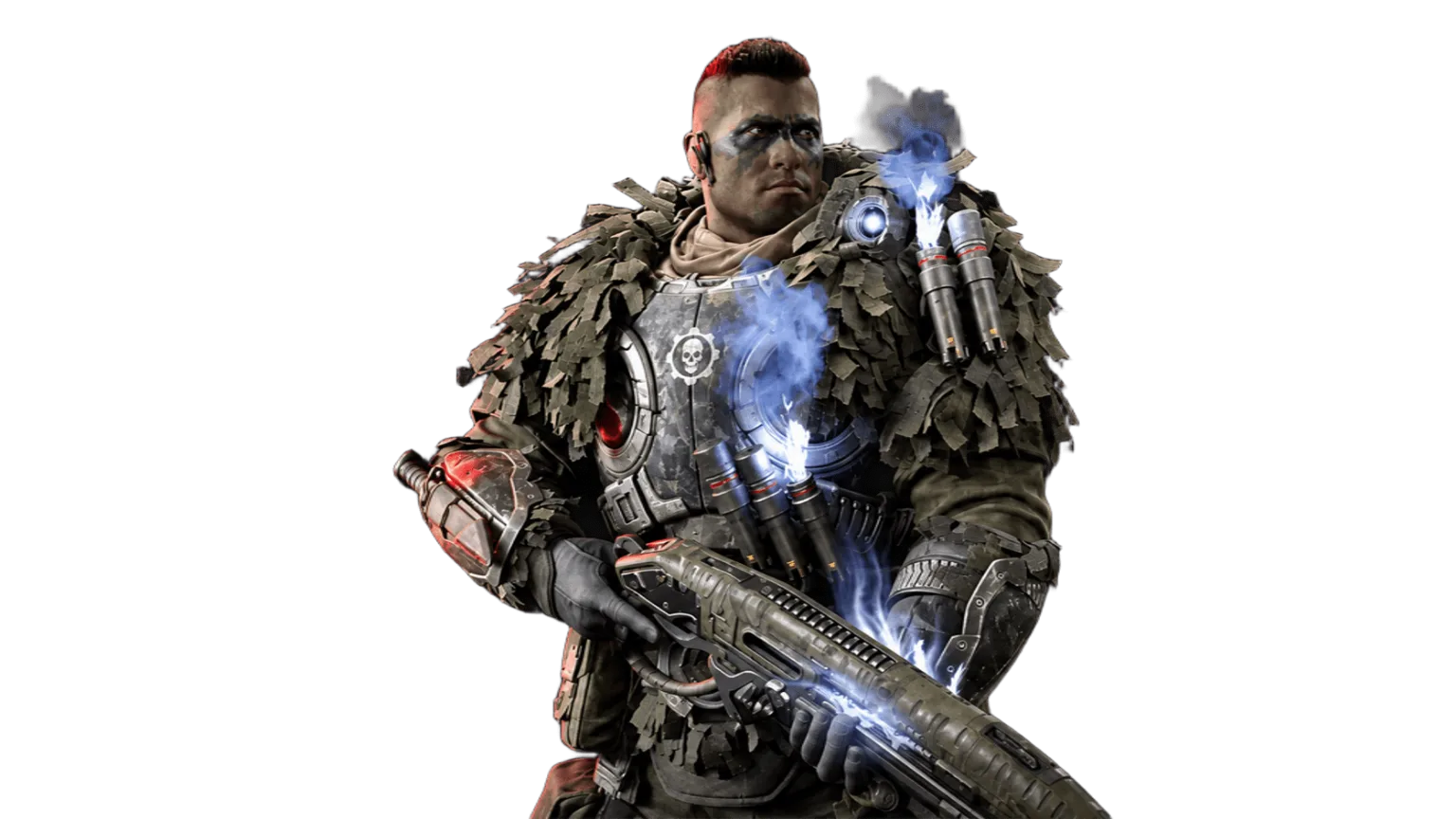 Gears of War E-Day cheat character art