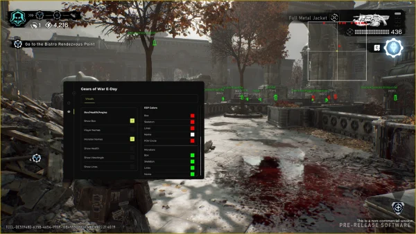 gears of war e-day visuals undetected hacks